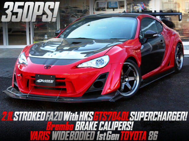 2.1L STROKED FA20 With HLS GTS7040L SUPERCHARGER into a VARIS WIDE BODIED 1st Gen TOYOTA 86.