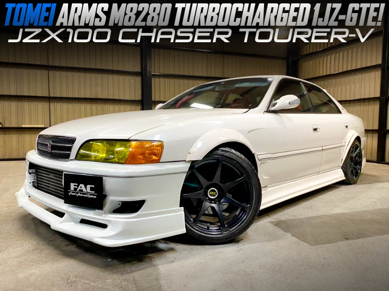 TOMEI ARMS M8280 TURBOCHARGED 1JZ-GTE into JZX100 CHASER TOURER-V.