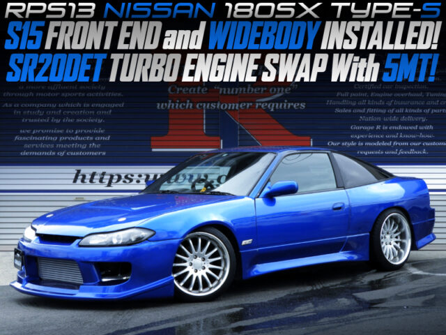 180SX With S15 FRONT END and WIDEBODY CONVERSION.