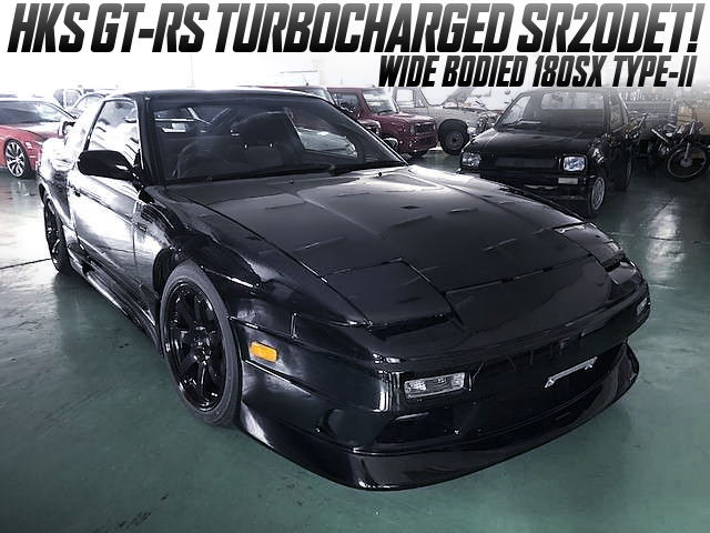 HKS GT-RS TURBOCHARGED, WIDE BODIED 180SX TYPE-2.