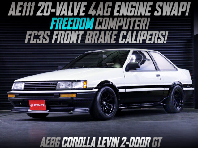 20V 4AG SWAP with FREEDOM ECU into AE86 LEVIN 2-DOOR GT.
