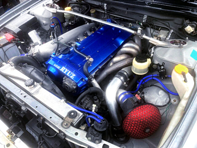RB25DET With HKS GT-RS SINGLE TURBO.