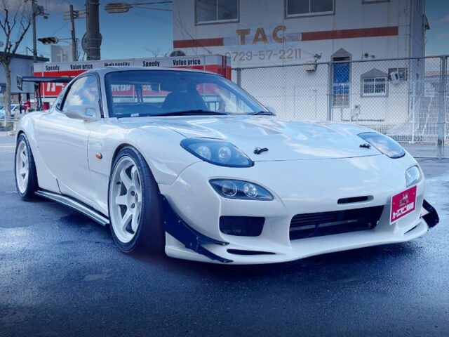 FRONT EXTERIOR of FEED WIDEBODY FD3S RX7.