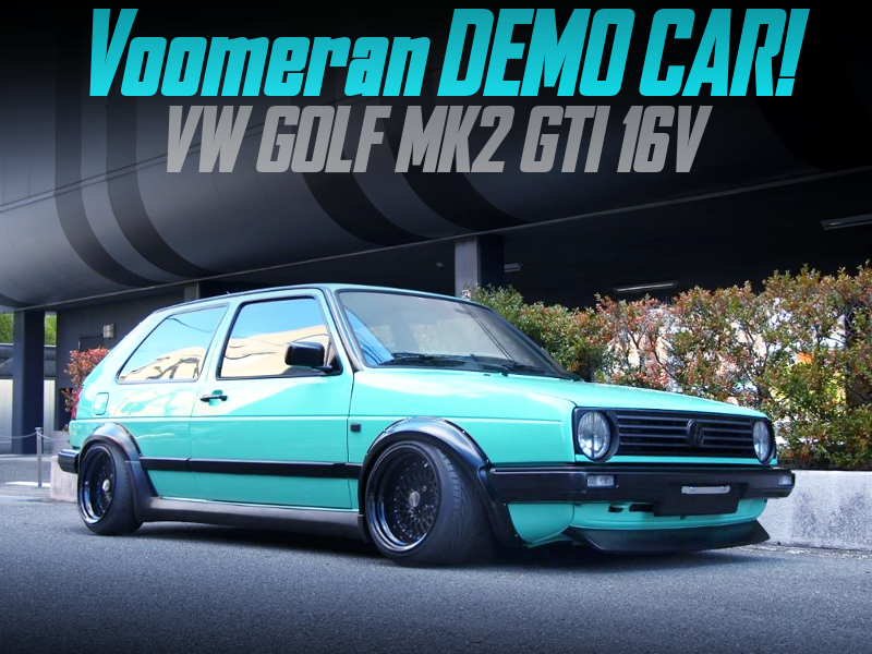 Voomeran DEMO CAR of VW GOLF MK2 GTI 16V.