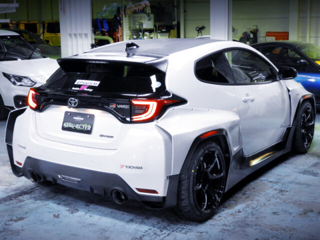 REAR EXTERIOR of PANDEM WIDEBODY GR YARIS RZ FIRST EDITION.