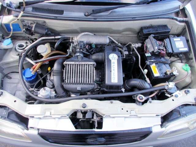 K6A TWIN CAM TURBO ENGINE with JAWS GT100 TURBINE KIT.