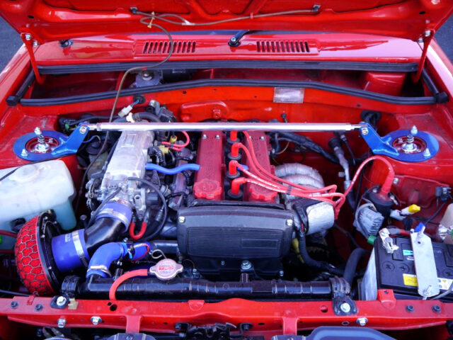 16-VALVE 4A-GE 1600cc ENGINE into KP61 STARLET S.