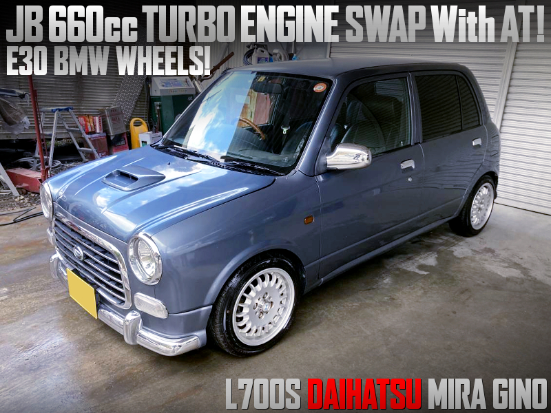 JB 660cc INLINE-4 TURBO ENGINE SWAP with AT into L700S MIRA GINO.