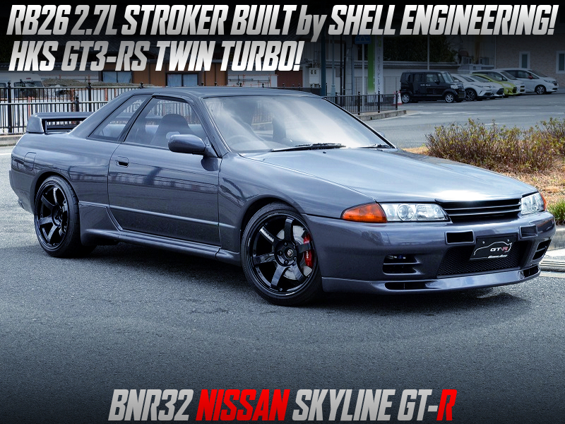 2.7L STROKED RB26 With GT3-RS TURBOS into R32GTR.