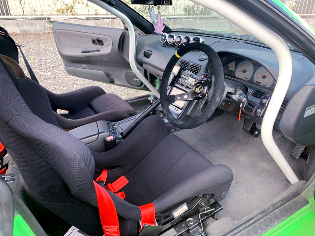 DASH AVOID ROLL CAGE SET UP into S13 SILVIA INTERIOR.
