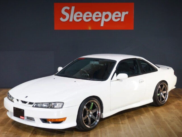 FRONT LEFT-SIDE EXTERIOR of LATE MODEL S14 SILVIA Qs.