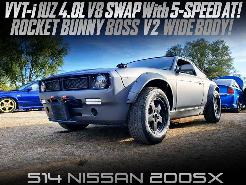 VVTi 1UZ 4.0L V8 SWAP With AT into ROCKET BUNNY BOSS V2 WIDEBODY S14 200SX.