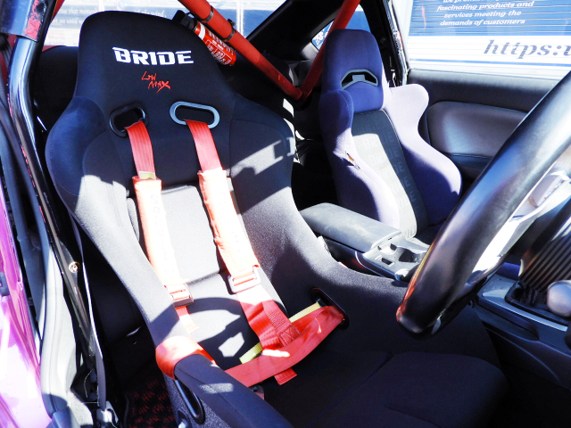 DRIVER'S BRIDE FULL BUCKET SEAT SET UP to S15 SILVIA SPEC-R INTERIOR.