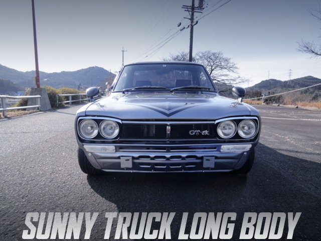 HAKOSUKA FRONT END CONVERSION of SUNNY TRUCK LONG BODY.