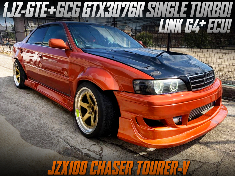 WIDE BODIED, GCG GTX3076R TURBOCHARGED 1JZ-GTE into JZX100 CHASER TOURER-V.