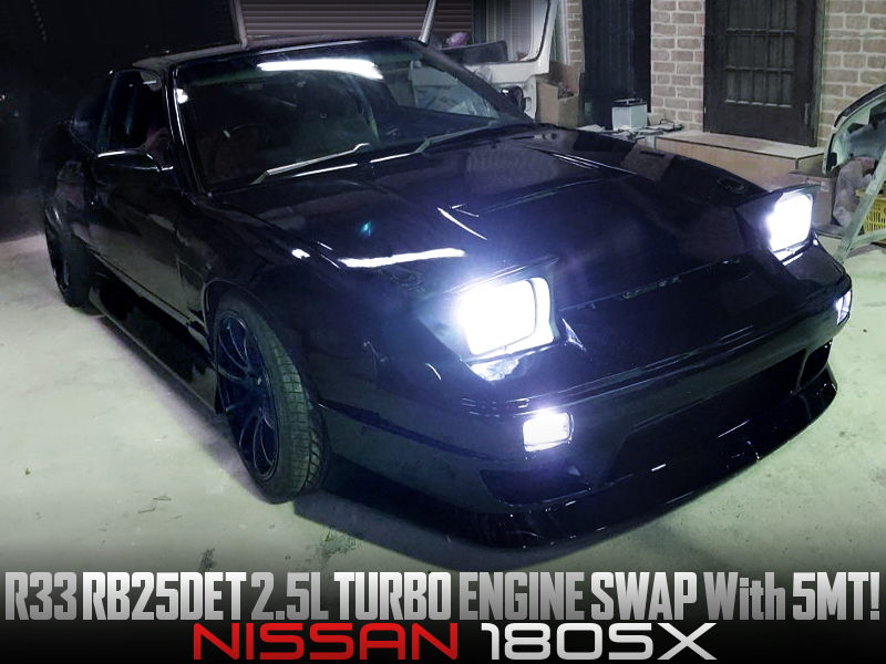 RB25DET TURBO SWAP With 5MT into 180SX.