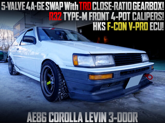 5V 4AGE SWAP With TRD CLOSE RATIO GEARBOX into AE86 LEVIN 3-DOOR.