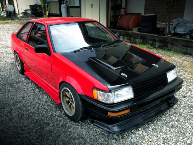 FRONT EXTERIOR of AE86 LEVIN.