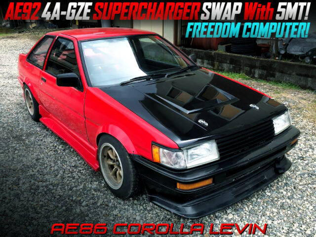 AE92 4A-GZE SUPERCHARGER SWAP With 5MT into AE86 LEVIN.