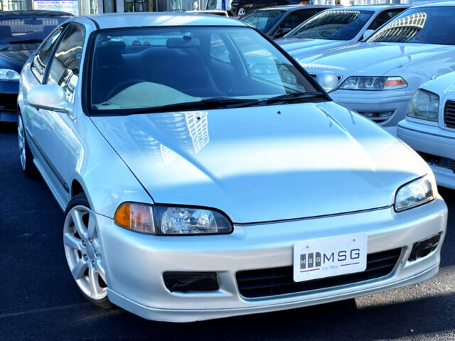 FRONT EXTERIOR of EJ1 CIVIC COUPE.