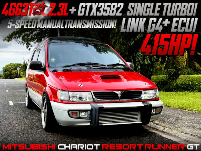 2.3L STROKED 4G63T With GTX3582 SINGLE TURBO into N43W CHARIOT RESORT RUNNER GT.