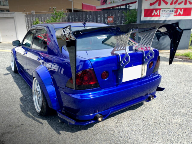REAR EXTERIOR of KRC WIDE BODY ALTEZZA RS200 LIMITED II.