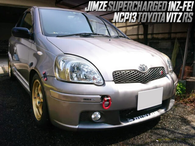 1NZ-FE With JIMZE SUPERCHARGER KIT into NCP13 VIITZ RS.