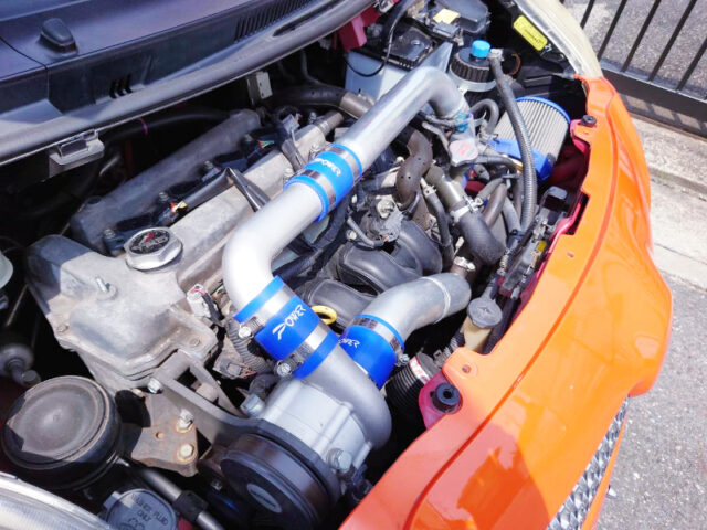 1NZ-FE 1500cc ENGINE with ROTREX SUPERCHARGER.