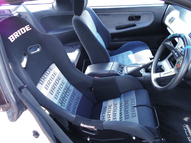 DRIVER'S BRIDE FULL BACKSET SEAT SET UP to RPS13 180SX TYPE-X.