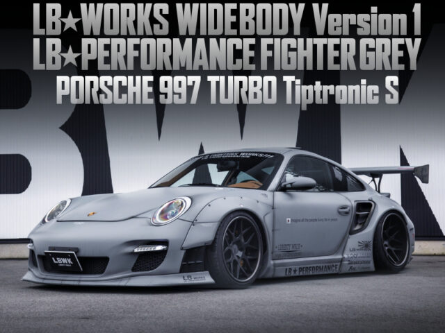 LB-WORKS WIDE BODIED, LB FIGHTER GREY PAINTED PORSCHE 997 TURBO TIPTRONIC S.