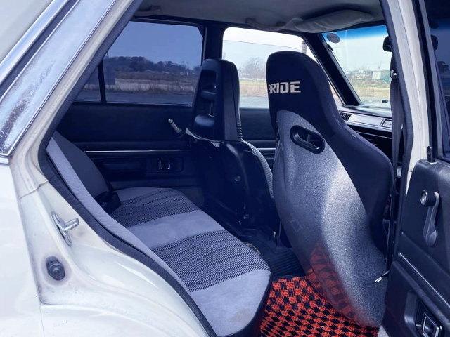 INTERIOR SEATS of AE86 SPRINTER 4-DOOR SEDAN.