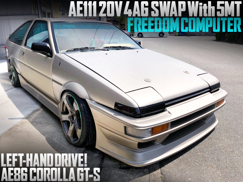 AE111 20V 4AGE ENGINE SWAPPED LEFT-HAND DRIVE AE86 COROLLA LEVIN GT-S.