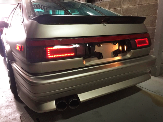 REAR TAIL LIGHT of NORTH AMERICA MODEL AE86 COROLLA GT-S.