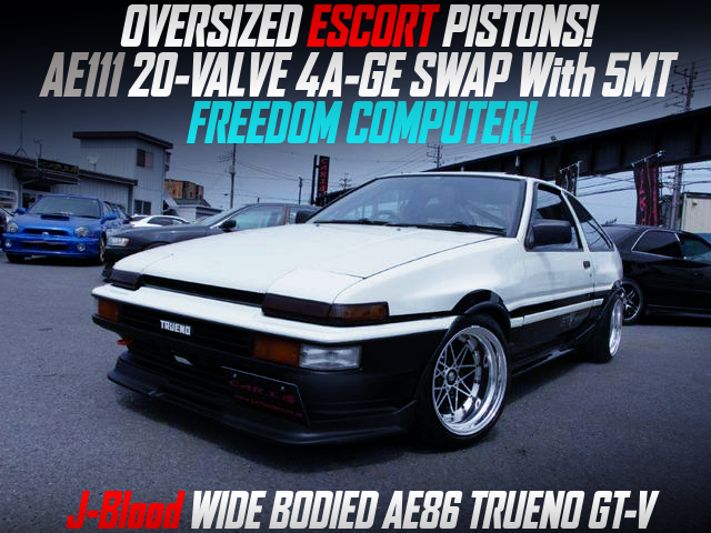 J-Blood WIDEBODIED, 20V 4AGE SWAP With ESCORT PISTONS into AE86 TRUENO GTV.