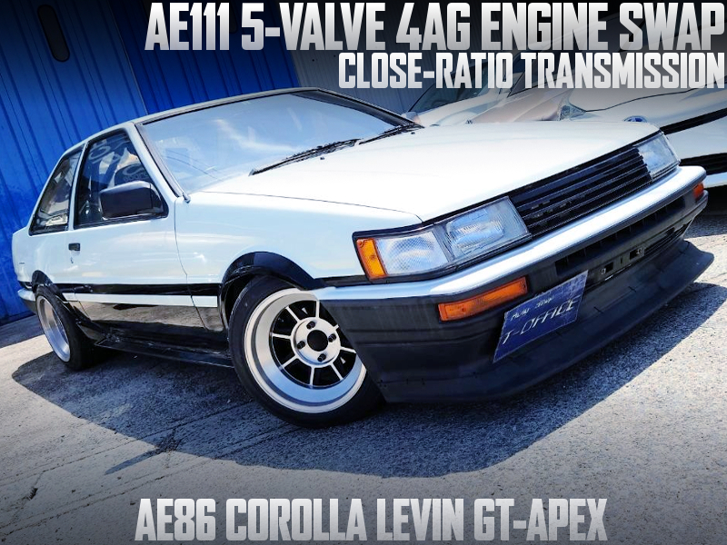 AE111 5V 4AG ENGINE SWAP With CLOSE-RATIO TRANSMISSION into AE86 LEVIN GT-APEX.