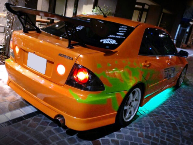 REAR EXTERIOR of FAST FURIOUS STYLE LOOK ALTEZZA.