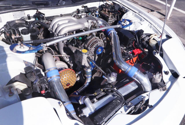 SIDE-PORTED 13B-REW With HKS TO4S SINGLE TURBO.