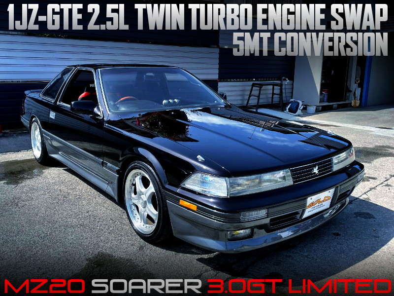 1JZ-GTE TWIN TURBO SWAP With 5MT into MZ20 SOARER 3.0GT LIMITED.