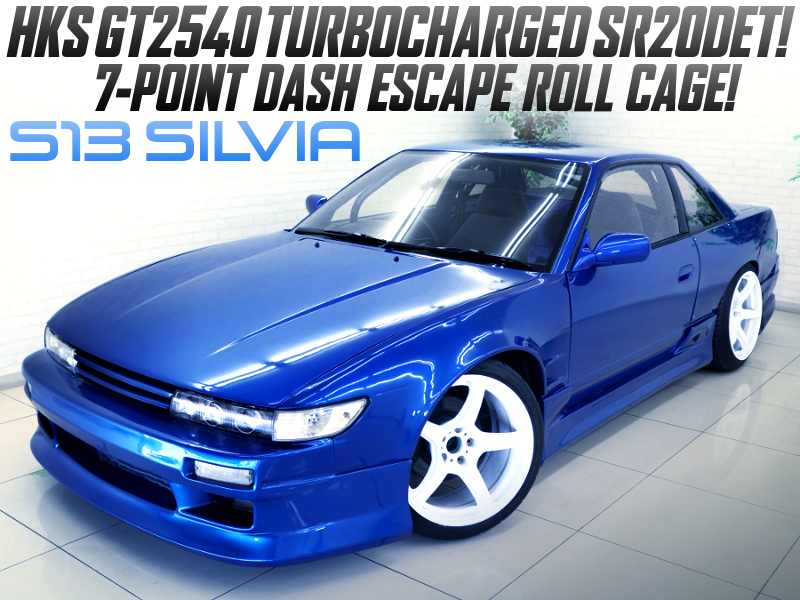WIDE BODIED, GT2540 TURBOCHARGED S13 SILVIA.