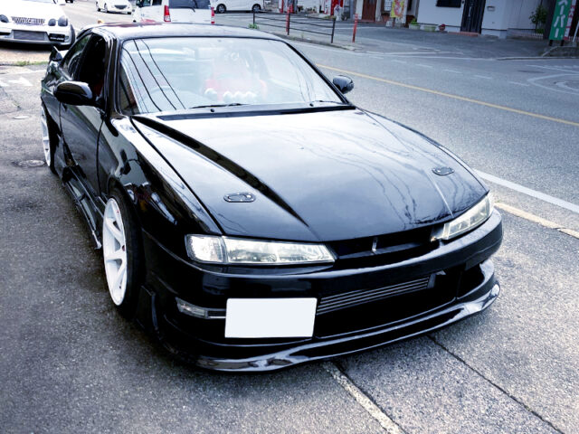 FRONT EXTERIOR of S14 SILVIA With LATE-MODEL CONVERSION.