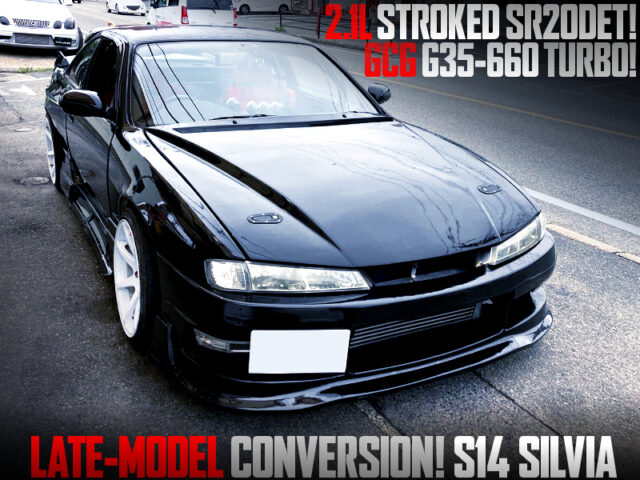 2.1L STROKED SR20DET With GCG G35-660 TURBOCHARGER into S14 SILVIA.