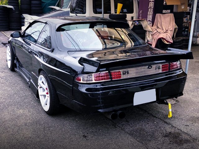 REAR EXTERIOR of S14 SILVIA With LATE-MODEL CONVERSION.
