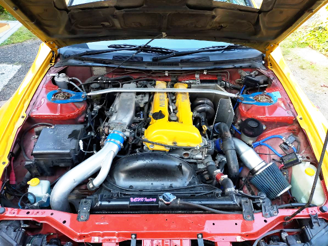 BUILT SR20DET With X-TRAIL PISTONS and HKS GT3-RS TURBOCHARGER.