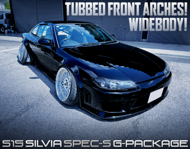 FRONT TUB ARCHES and WIDEBODY CUSTOM of to S15 SILVIA SPEC-S G-PACKAGE.