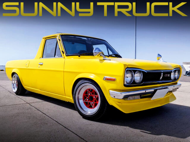 SUNNY TRUCK With HAKOSUKA FRONT END CONVERSION.