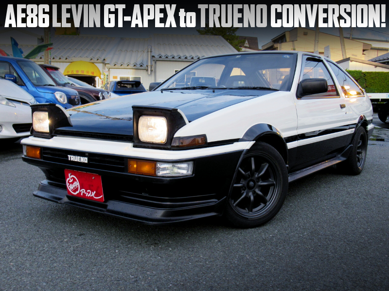 AE86 LEVIN GT-APEX to TRUENO CONVERSION.