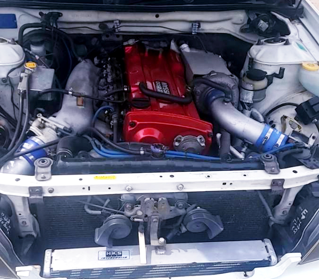 2.65L STROKED RB25DET ENGINE With GT3037 SINGLE TURBO.