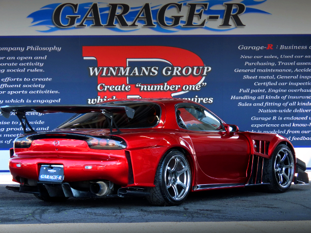 REAR EXTERIOR of TCP MAGIC WIDEBODY FD3S RX7 TYPE-RB.