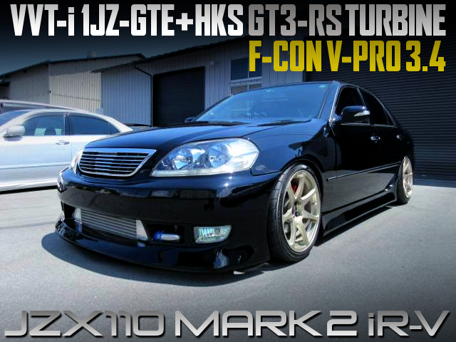 1JZ With HKS GT3-RS TURBO and F-CON V-PRO ECU into JZX110 MARK 2 iR-V.