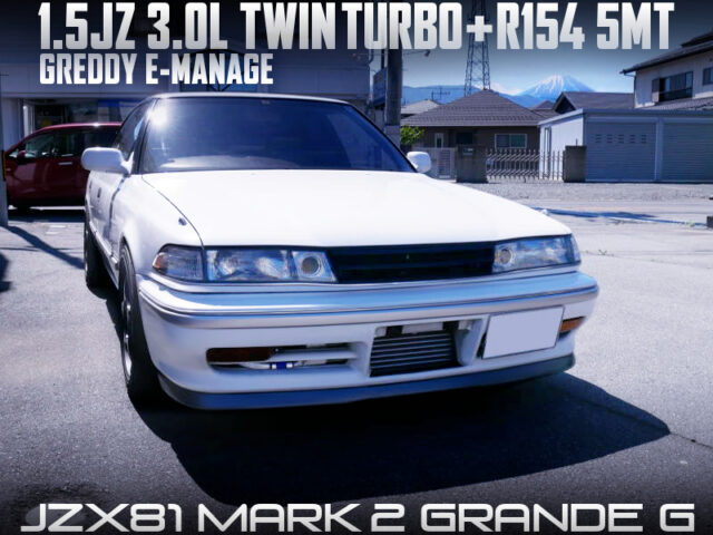 1.5JZ 3.0L TWIN TURBO With 5MT into JZX81 MARK 2 GRANDE G.
